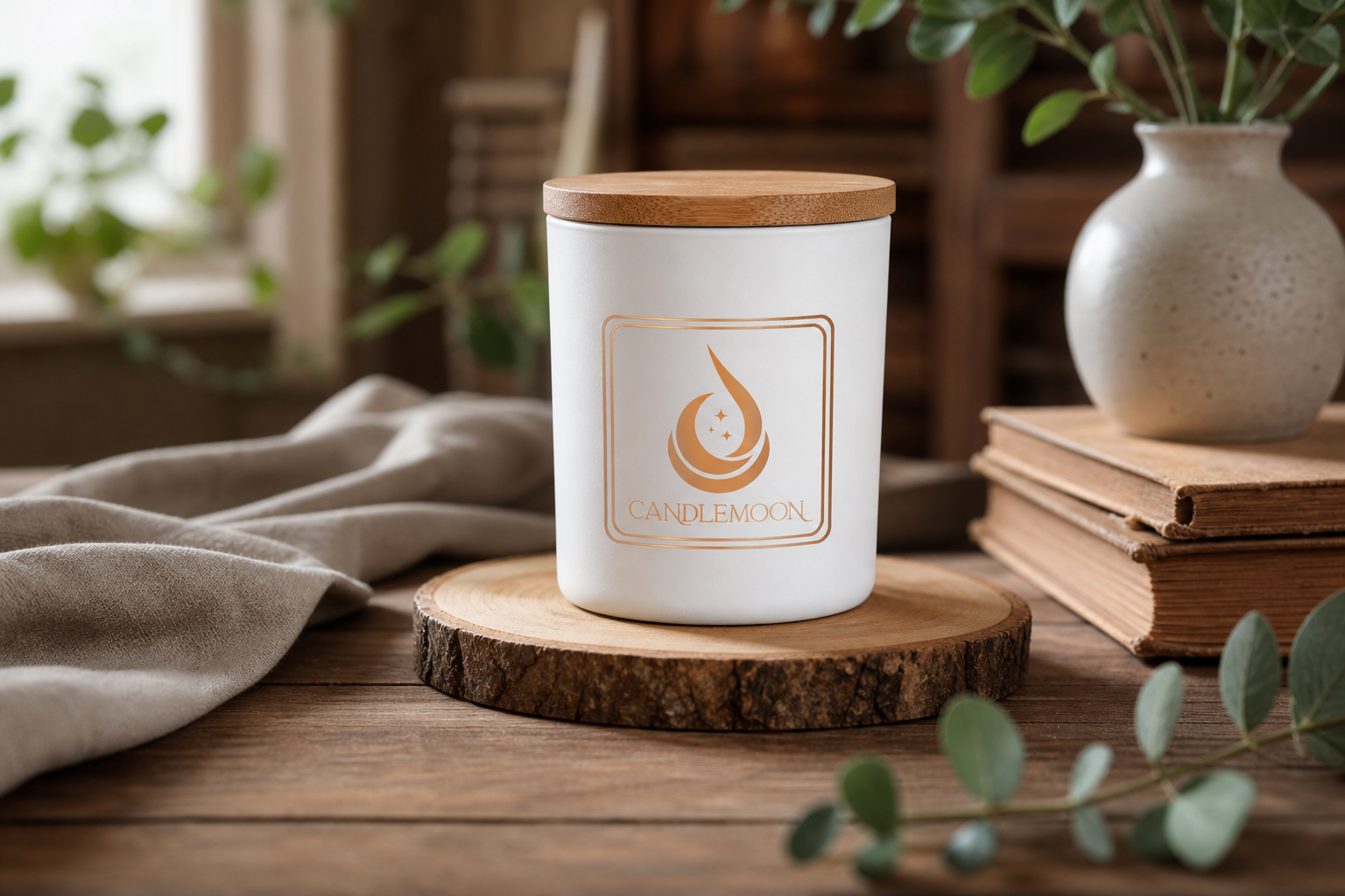 Honeysuckle and Davana scented candle