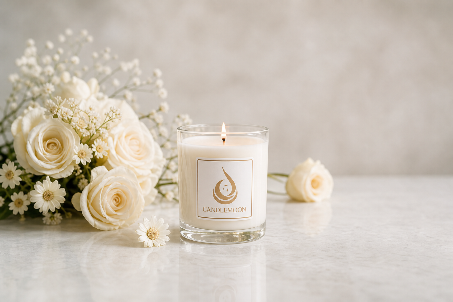 Candlemoon wedding candle